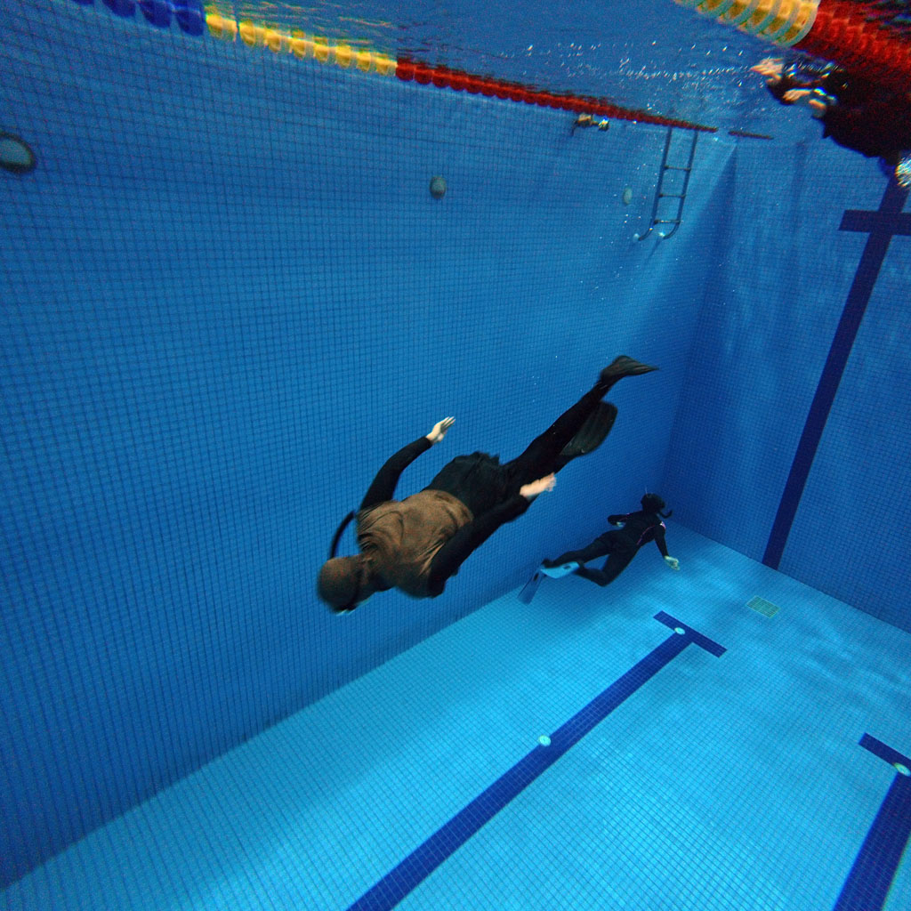 Underwater freediving image from Swimiss Academy gallery