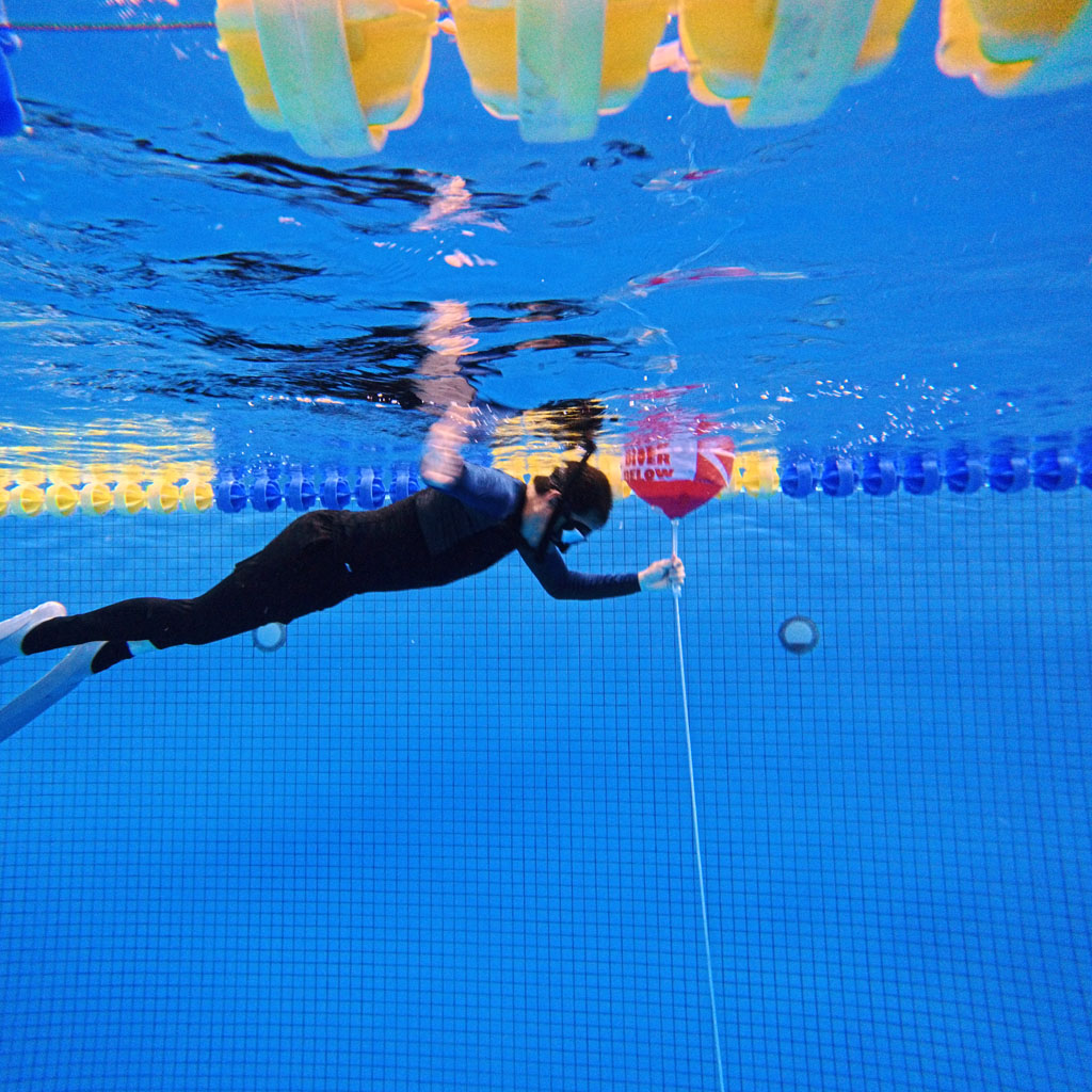 Underwater freediving image from Swimiss Academy gallery